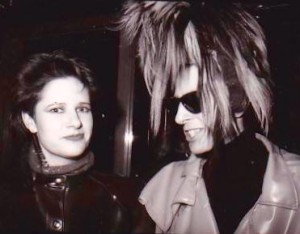 Beverley and Tony James of Sigue Sigue Sputnik in 1986